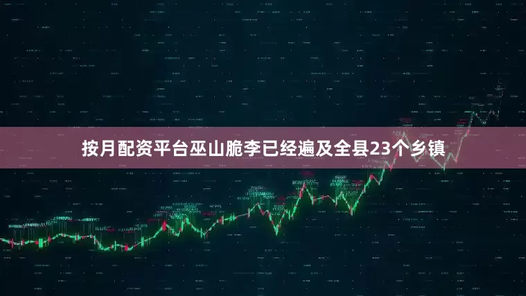 按月配资平台巫山脆李已经遍及全县23个乡镇