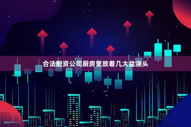 合法配资公司厨房里放着几大盆浇头